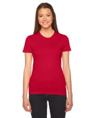 American Apparel Ladies' Fine Jersey Short-Sleeve T-Shirt 2102W RED Primary