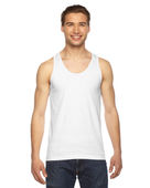 American Apparel Unisex Fine Jersey Tank 2408W WHITE Primary
