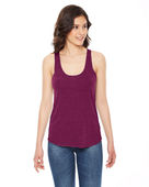 American Apparel Ladies' Triblend Racerback Tank TR308W TRI CRANBERRY Primary