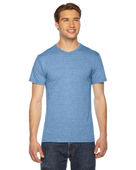 American Apparel Unisex Triblend USA Made Short-Sleeve Track T-Shirt TR401 ATHLETIC BLUE Primary
