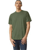 American Apparel Unisex Triblend Short-Sleeve Track T-Shirt TR401W TRI OLIVE Primary