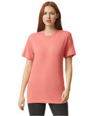 American Apparel Unisex Triblend Short-Sleeve Track T-Shirt TR401W TRI CORAL Primary