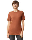 American Apparel Unisex Triblend Short-Sleeve Track T-Shirt TR401W TRI RUST Primary