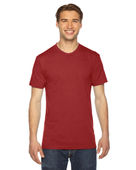 American Apparel Unisex Triblend Short-Sleeve Track T-Shirt TR401W TRI RED Primary