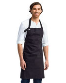Artisan Collection By Reprime Unisex Calibre Heavy Cotton Canvas Bib Apron RP130 BLACK Primary