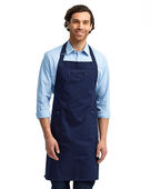Artisan Collection By Reprime Unisex Cotton Chino Bib Apron RP132 NAVY Primary