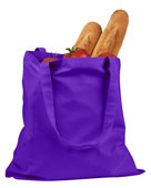 Bagedge 6 oz. Canvas Promo Tote BE007 PURPLE Primary