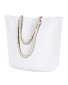 Bagedge Polyester Canvas Rope Tote BE256 WHITE SUBLMTN Primary
