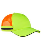 Big Accessories Safety Trucker Cap BA661