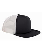 Big Accessories 5-Panel Foam Front Trucker Cap BX030