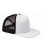 Big Accessories 5-Panel Foam Front Trucker Cap BX030