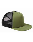 Big Accessories 5-Panel Foam Front Trucker Cap BX030