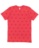 Code Five Mens' Five Star T-Shirt 3929 RED STAR Primary