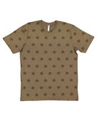 Code Five Mens' Five Star T-Shirt 3929 MILTARY GRN STAR Primary