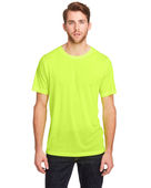 Core 365 Adult Fusion ChromaSoft Performance T-Shirt CE111 SAFETY YELLOW Primary