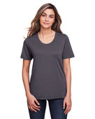 Core 365 Ladies' Fusion ChromaSoft Performance T-Shirt CE111W CARBON Primary