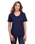 Core 365 Ladies' Fusion ChromaSoft Performance T-Shirt CE111W CLASSIC NAVY Primary