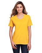 Core 365 Ladies' Fusion ChromaSoft Performance T-Shirt CE111W CAMPUS GOLD Primary