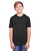 Core 365 Youth Fusion ChromaSoft Performance T-Shirt CE111Y BLACK Primary