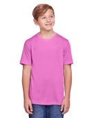 Core 365 Youth Fusion ChromaSoft Performance T-Shirt CE111Y CHARITY PINK Primary