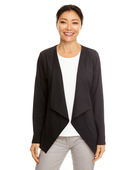 Devon & Jones Ladies' Perfect Fit Draped Open Blazer DP465W