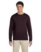 Gildan Adult Softstyle 4.5 oz. Long-Sleeve T-Shirt G644 DARK CHOCOLATE Primary