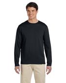 Gildan Adult Softstyle 4.5 oz. Long-Sleeve T-Shirt G644 BLACK Primary