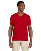 Gildan Adult Softstyle 4.5 oz. V-Neck T-Shirt G64V CHERRY RED Primary