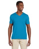 Gildan Adult Softstyle 4.5 oz. V-Neck T-Shirt G64V SAPPHIRE Primary
