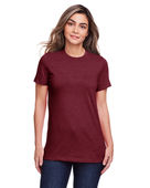 Gildan Ladies' Softstyle CVC T-Shirt G670L MAROON MIST Primary