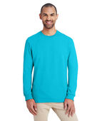 Gildan Hammer Adult   6 oz. Long-Sleeve T-Shirt H400 LAGOON BLUE Primary