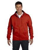 Hanes Adult 7.8 oz. EcoSmart 50/50 Full-Zip Hood P180