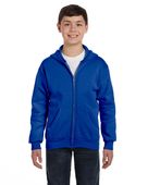Hanes Youth 7.8 oz. EcoSmart 50/50 Full-Zip Hood P480