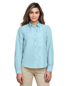 Harriton Ladies' Key West Long-Sleeve Performance Staff Shirt M580LW