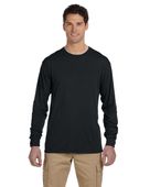 Jerzees Adult 5.3 oz. DRI-POWER SPORT Long-Sleeve T-Shirt 21ML BLACK Primary