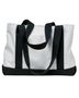 Liberty Bags P & O Cruiser Tote 7002 WHITE/ BLACK Primary