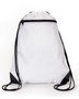 Liberty Bags Zipper Drawstring Backpack 8888 WHITE Primary