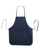 Liberty Bags Heather NL2R Long Round Bottom Cotton Twill Apron LB5505 NAVY Primary