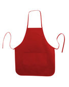 Liberty Bags Heather NL2R Long Round Bottom Cotton Twill Apron LB5505 RED Primary