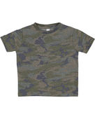 Rabbit Skins Toddler Fine Jersey T-Shirt 3321 VINTAGE CAMO Primary