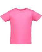 Rabbit Skins Infant Cotton Jersey T-Shirt 3401 HOT PINK Primary