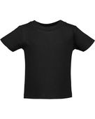 Rabbit Skins Infant Cotton Jersey T-Shirt 3401 BLACK Primary