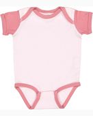 Rabbit Skins Infant Baby Rib Bodysuit 4400 BLRNA/ MAUVELOUS Primary