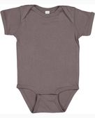 Rabbit Skins Infant Baby Rib Bodysuit 4400 CHARCOAL Primary