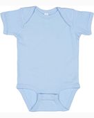 Rabbit Skins Infant Baby Rib Bodysuit 4400 LIGHT BLUE Primary