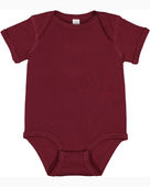 Rabbit Skins Infant Baby Rib Bodysuit 4400 MAROON Primary