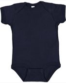 Rabbit Skins Infant Baby Rib Bodysuit 4400 NAVY Primary