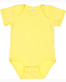 Rabbit Skins Infant Fine Jersey Bodysuit 4424 BUTTER Primary