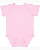 Rabbit Skins Infant Fine Jersey Bodysuit 4424 PINK Primary