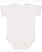 Rabbit Skins Infant Fine Jersey Bodysuit 4424 WHITE Primary